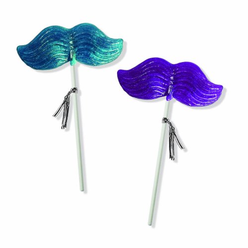 Melville Candy Company Mustache Lollipops, 24-count (Pack of 24) logo