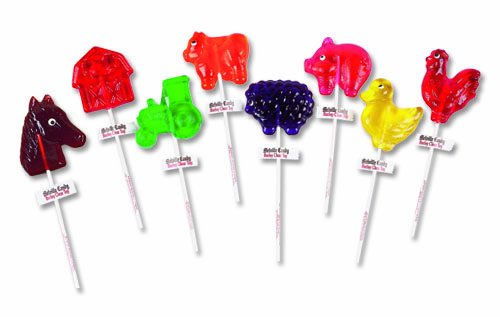 Melville Candy Lollipops, Assorted Barnyard, 1 ounce Lollipops (Pack of 24) logo