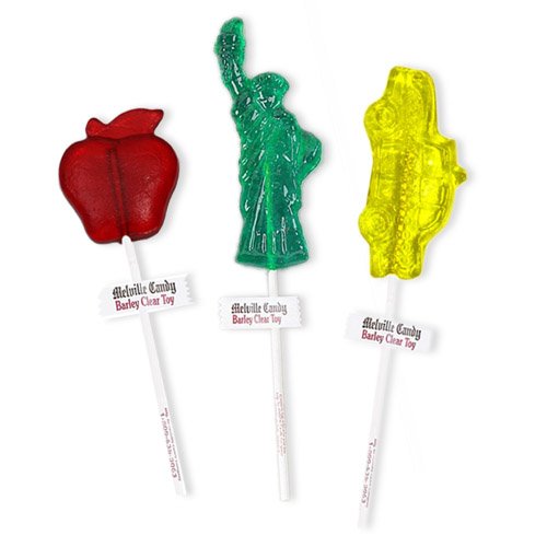 Melville Candy Lollipops, New York City Assorted, 1.3 ounce Lollipops (Pack of 24) logo