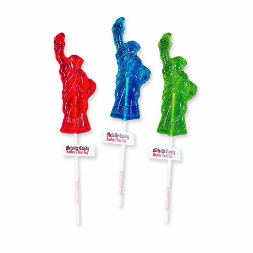 Melville Candy Lollipops, Statue Of Liberty, 1 ounce Lollipops (Pack of 24) logo