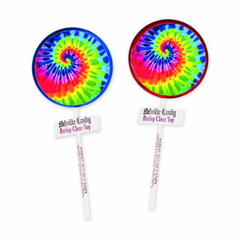 Melville Candy Lollipops, Tye Dye Lollipops, 1.3 ounce Lollipops (Pack of 24) logo