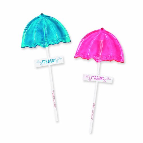 Melville Candy Lollipops, Umbrella, 1 ounce Lollipops (Pack of 24) logo