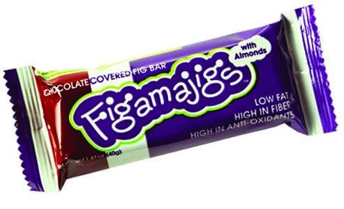 Melzy Creations Bar, Dark Chocolate Almond, Figamajig 1.41 Oz. (Pack of 15) logo