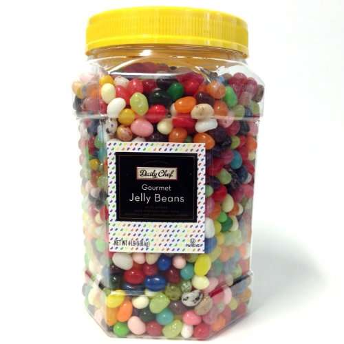 Member’s Mark Gourmet Jelly Beans All American Snack 41 Unique Flavors 4 Lb Jar logo