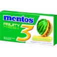 Mentos Chewing Gum Fruity Fresh Watermelon / Pineapple / Melon, 3-pack (3 X 33 G)-pack of 2 logo