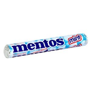 Mentos Chewy Mint Candy 1.32oz 37g 15/bx Mint Flavour logo