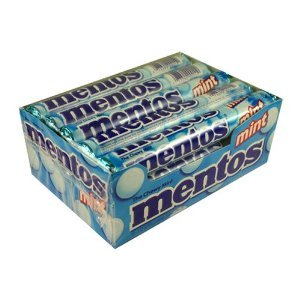 Mentos, Chewy Mint Tablets, 1.32oz, 15/bx, Mint (mjk41801dtop). logo