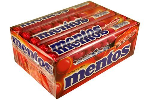 Mentos Cinnamon Roll, 1.32 Ounce — 15 Per Case. logo