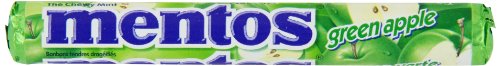 Mentos – Green Apple Chewy Mints – 15ct. logo