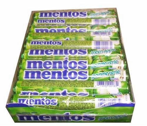 Mentos Green Apple Flavor (30 Count) logo