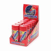 Mentos Gum – Red Fruit Lime logo