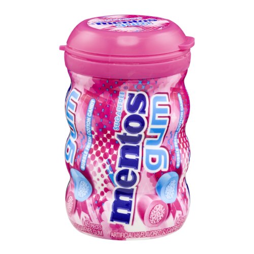 Mentos Gum Sugarfree Bubble Fresh Cotton Candy – 45 Ct logo