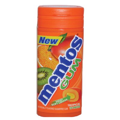 Mentos Gum – Tropical: 10 Count logo