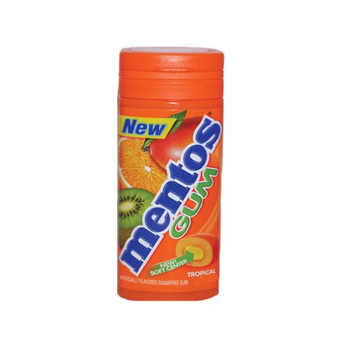 Mentos Gum Tropical (Pack of 10) logo