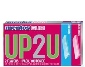 Mentos Gum – Up 2 U Sweetmint – Bubble Fresh logo