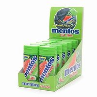 Mentos Gum Watermelon Soft Center 10 Containers Each With 15 Pieces Of Gum logo