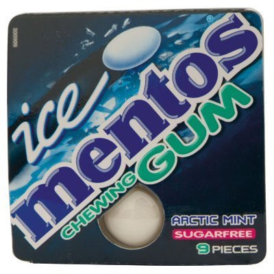 Mentos Ice Gum Sugar Free 12.9g (Pack of 2) (arctic Mint) logo