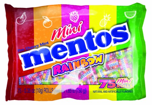 Mentos Mini Rainbow Bag, 1.65 Pound logo