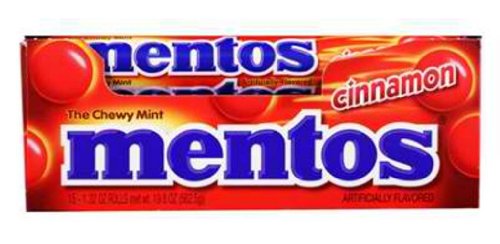 Mentos Roll Chewy Cinnamon 15ct logo