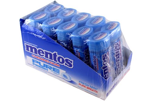 Mentos Sugar Free Pure Fresh Mint Gum 10 Pack logo