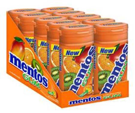 Mentos Tropical Gum – 10 Pack logo