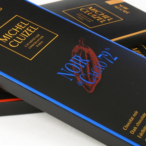 Michel Cluizel Chocolate Bar – Noir With Candied Orange Peel 60% (70 Gram) logo