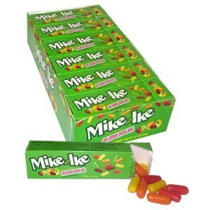 Mike and Ike Bubblegum Fruit Flavored Of 1.3 Oz – 12 Pack logo