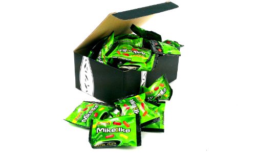 Mike and Ike Original Fruit 0.5oz Mini Snack Packs, 2lbs In A Gift Box logo