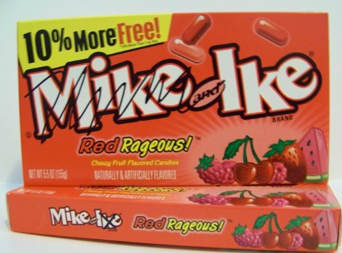 Mike and Ike Red Rageous 5.5oz Box, 2 Boxes logo