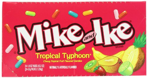 Mike and Ike Tropical Typhoon, 1.8 ounce (Pack of 24) logo