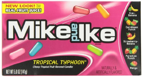 Mike and Ike Tropical Typhoon Candy, 5 ounce Boxes (Pack of 24) logo