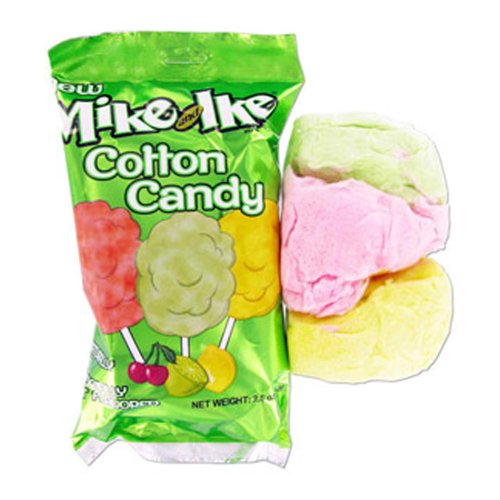 Mike & Ike Fruity Cotton Candy 2.5 Ounce Theater Size Packs 24 Bags logo