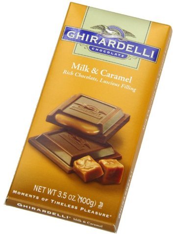 Milk & Caramel, 1 Bar, 3.5oz logo