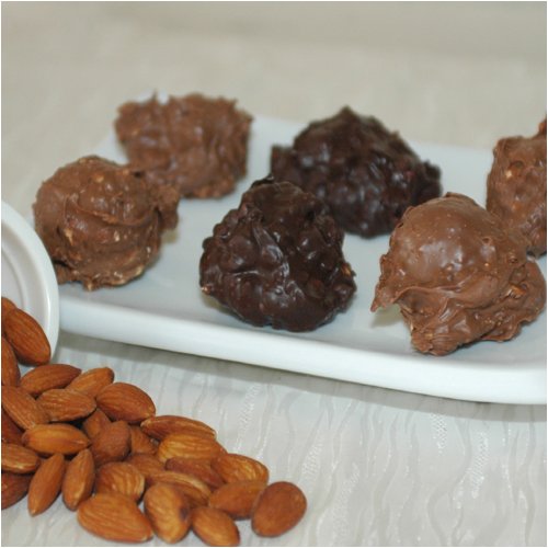 Milk Chocolate Cluster Assortment 1 Lb. logo