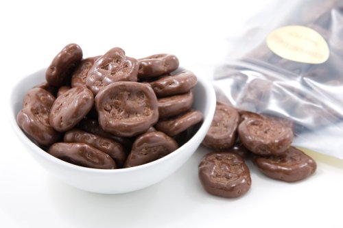 Milk Chocolate Covered Banana Chips (1 Pound Bag) logo