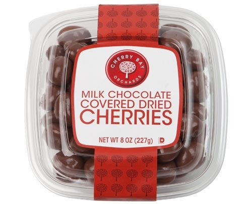 Milk Chocolate Covered Dried Montmorency Cherries (with Sugar) 8oz (case Of 12) logo