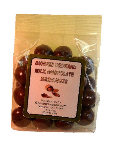 Milk Chocolate-covered Hazelnuts (3 Oz Bag) : Oregon-grown Roasted Filberts logo