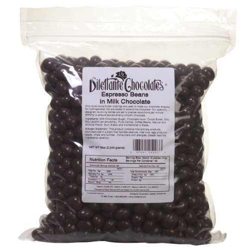 Milk Chocolate Espresso Beans – 5lb Bulk Bag – Dilettante logo