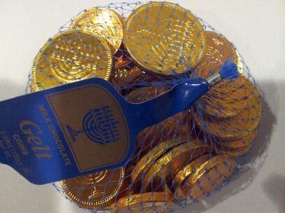 Milk Chocolate Hanukkah Gelt Coins (5.29 Oz.) – Gold logo