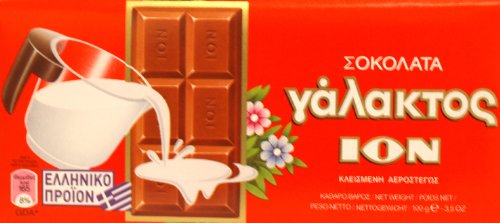 Milk Chocolate Ion 3pcsx100g logo