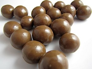 Milk Chocolate Malt Balls 1# (1 Lb) logo