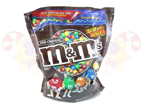 Milk Chocolate Plain M&ms 52 Oz. Xxl Bag logo