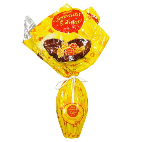 Milk Chocolate W/ Cashew Nuts Easter Egg – Ovo De Pascoa – Serenata De Amor – 8.47oz (240g) logo