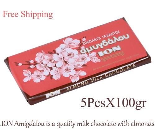 Milk Chocolate With Almonds 5x100g logo