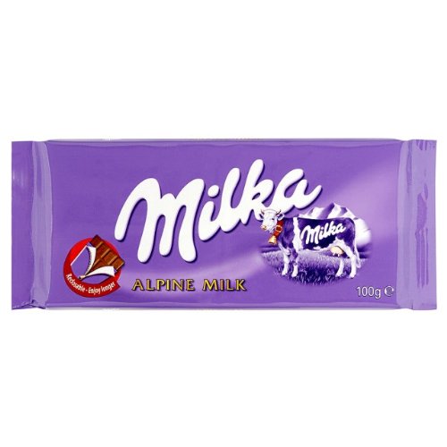 Milk Chocolate With Alpine Milk 100g. logo