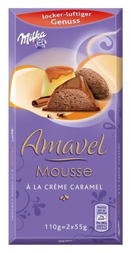 Milka Amavel Mouse Caramell 110g logo