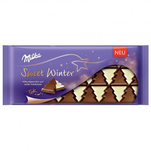 Milka Christmas Tree- Limited Edition- Chocolate Bar- 3.88 Oz -imported From Germany-shipping From Usa logo