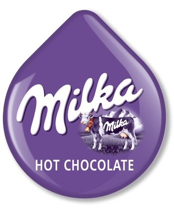 Milka Hot Chocolate Tassimo T-disc 16 Count logo