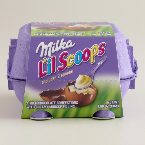 Milka L’il Scoops Mousse Filling Easter Eggs 136g logo