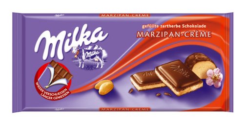 Milka Marzipan Cream 100g (10-pack) logo